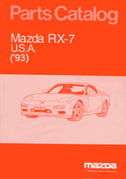 1993 RX-7 Parts Catalog